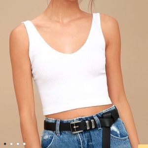 Intimately Free People Ribbed Tank, XS